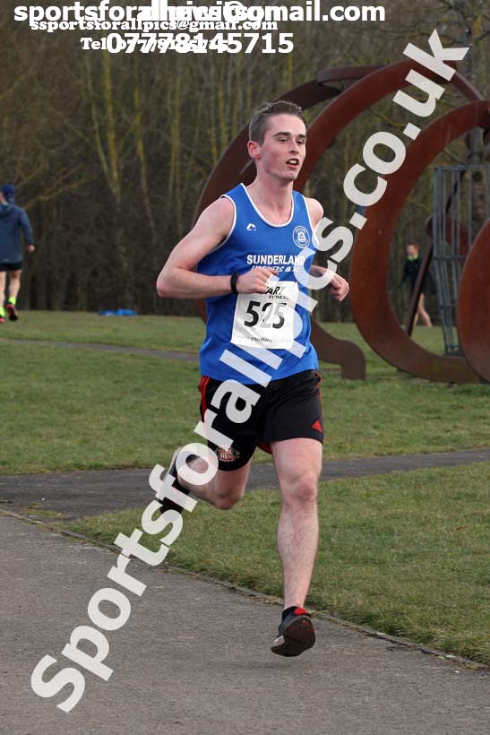 Senior mens 2018 Royal Signals NECAA Road Relays, Hetton. Photo: David T. Hewitson/Sports for All Pics